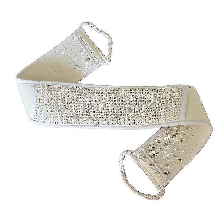 Cotton And Linen Body Exfoliator And Back Scrubber For Shower