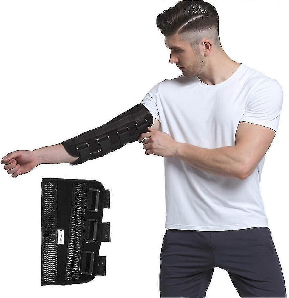Brace Elbow Splint Brace Arm Immobilizer, Adjustable Hinged Strap Forarm Braces