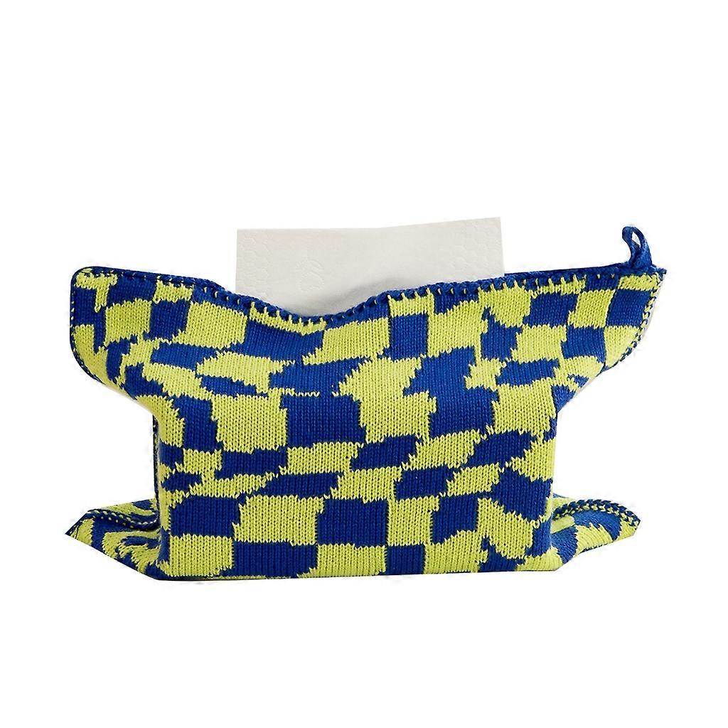 Lightweight Heart patterned Tissue Storage Bag Knitted Tissue Bag Cotton Bag