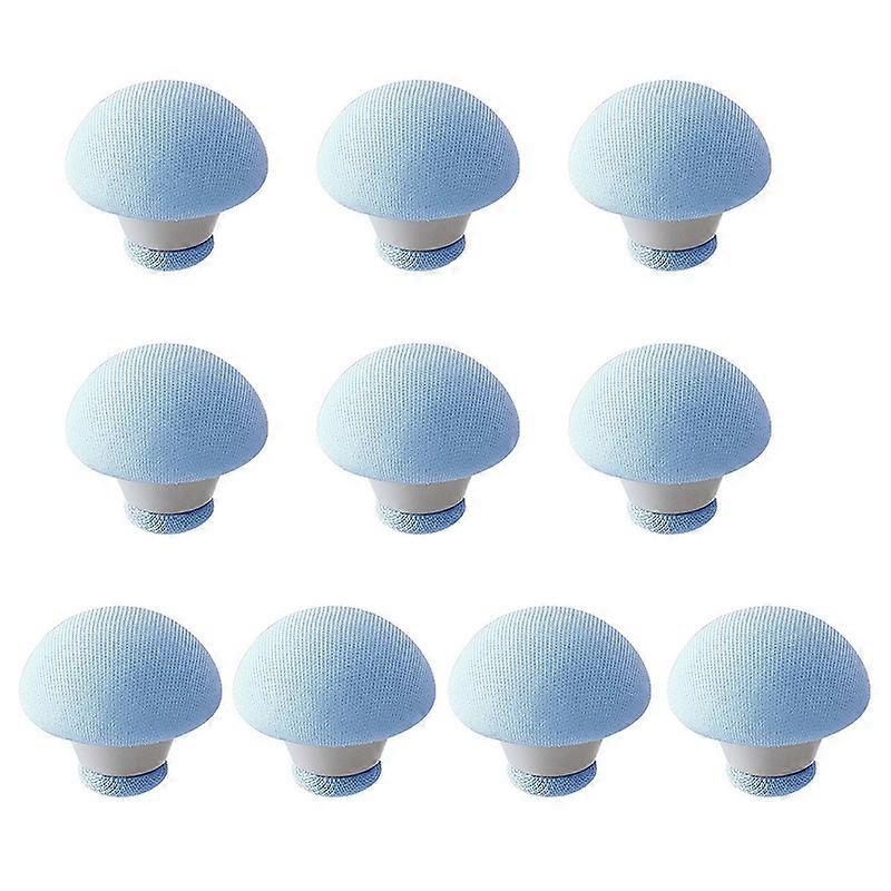 10Pcs Snaps Fasteners Mushroom Shape Non-Slip Fabric Curtains Blankets Clips for Home