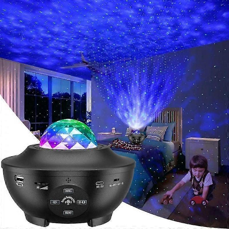 Projector Night Light With Bluetooth Speaker, Remote Control