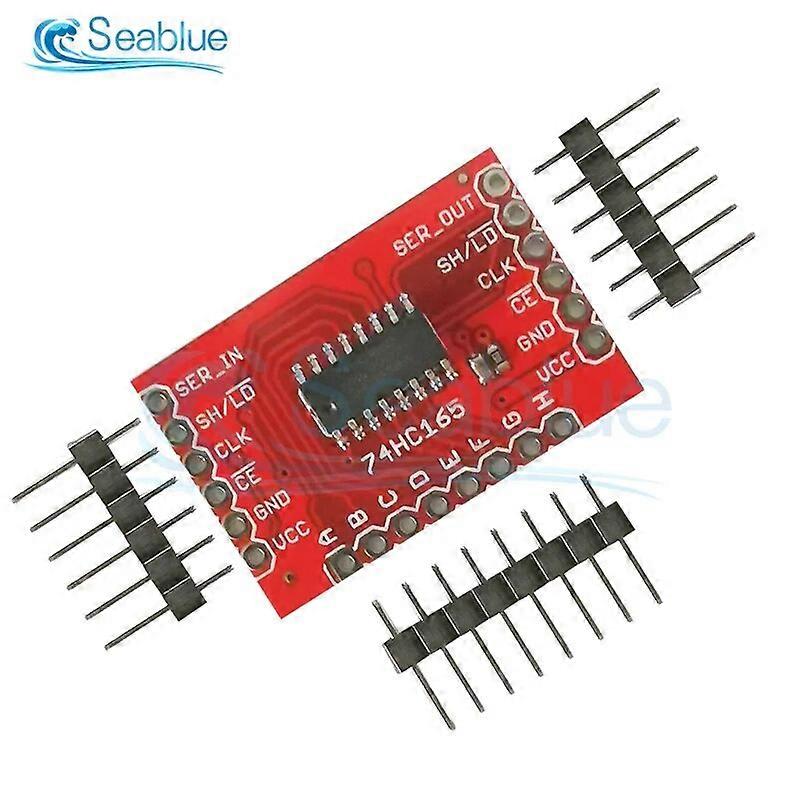 DC2-6V SN74HC165 Conversion Module Shift-In Breakout With Row Needle Parallel To Serial Data Conversion