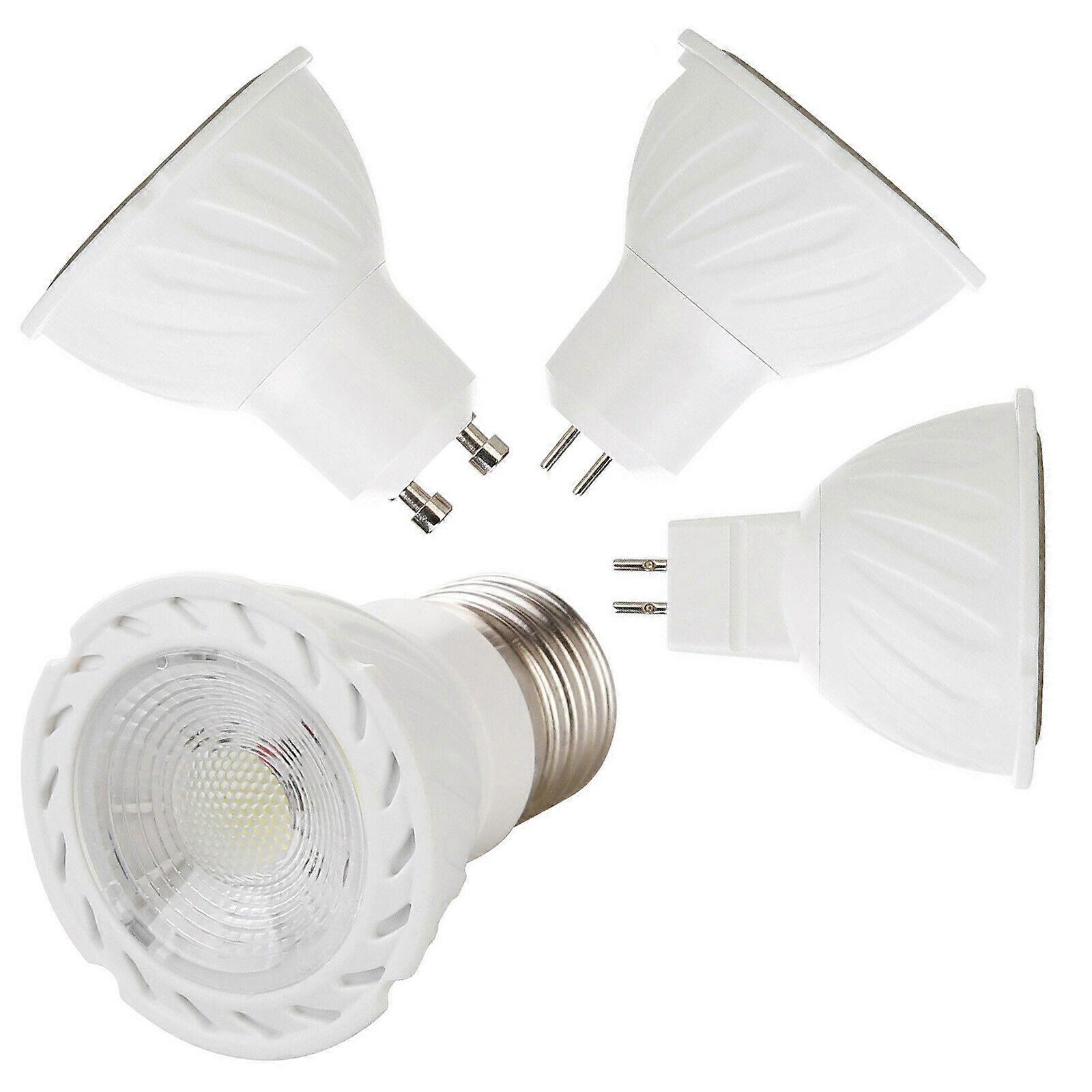 GU10 MR16 E27 GU5.3 E14 LED COB Spotlight Bulb Incandescent 85-265V Cool White Round led panel light