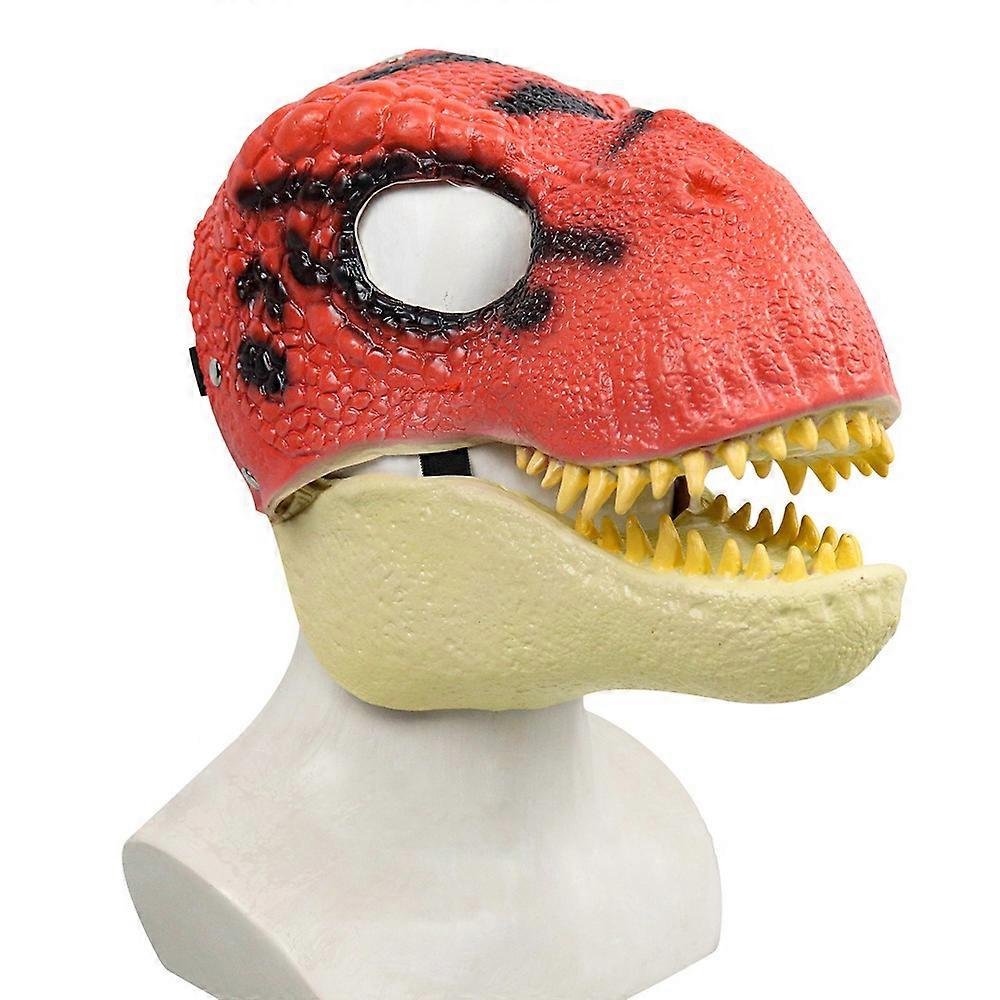 Dinosaur Moving Jaw Mask Cosplay Horror Mask Creepy Mask Halloween Party Props