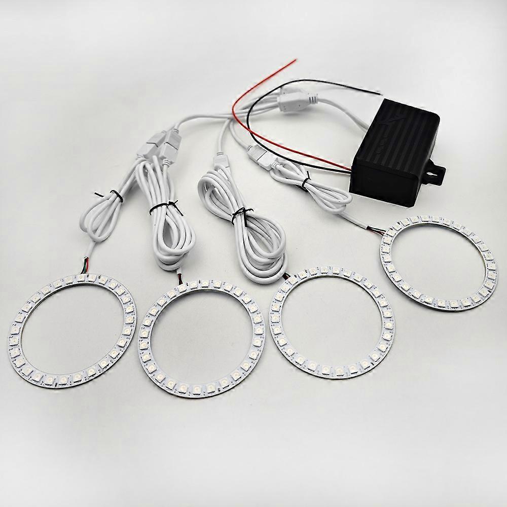 1 Drag 4 Magic Color Angel Eye Aperture 60Mm 80 100 105 120 Bluetooth App 2812 Chip Streamer