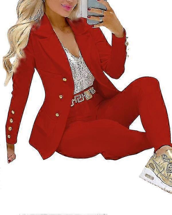 Women's Suit Jacket Pants Jacket