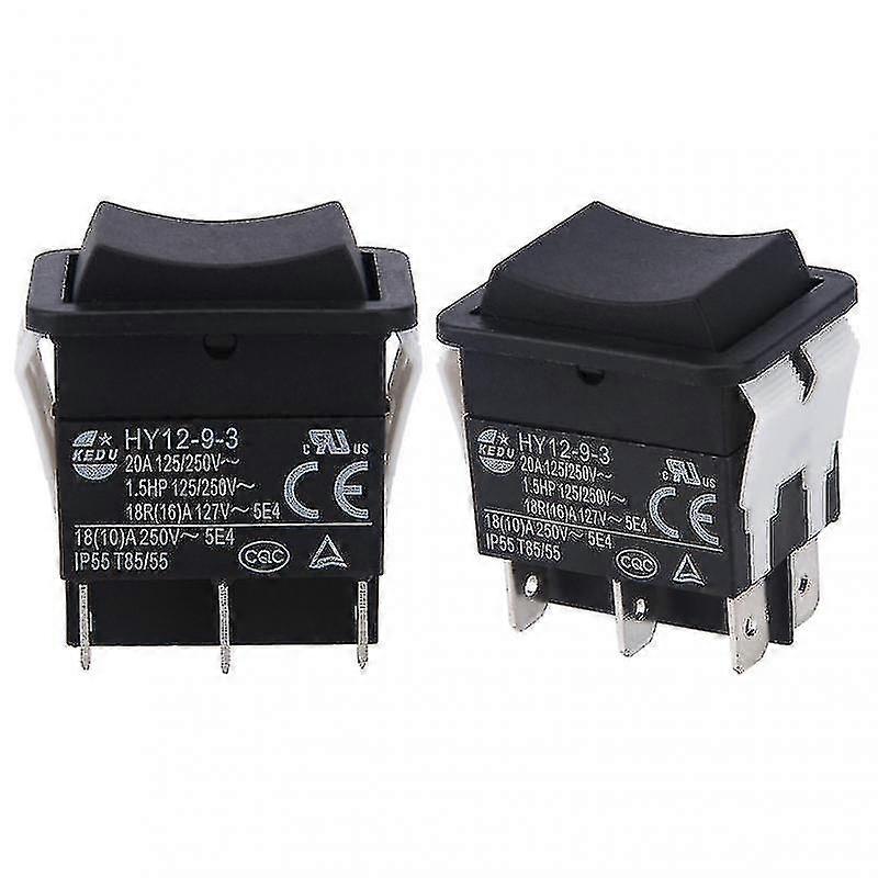 Hy12-9-3 Facile à installer Arc Petit On Off Push Button Safe Rocker Switch Industriel