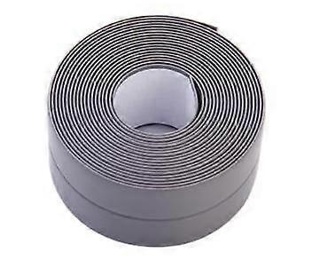 Gray Set of 23.2m*2.2cm) Home PVC Material Sink Tear Strip Kitchen Bathroom Tub Corner Sealing Strip Waterproof Shape Sealing Strip Corner Sticker Wat