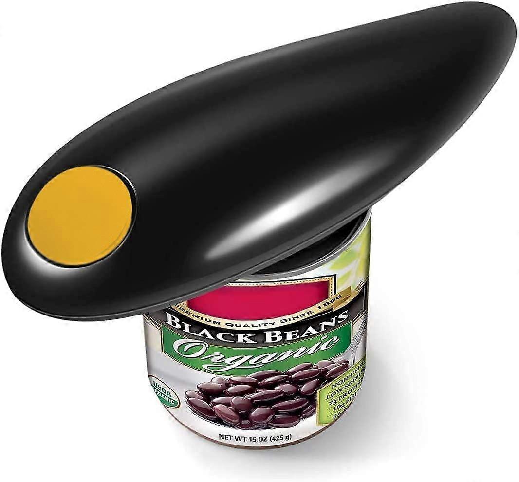 Electric Can Opener - Automatic, Battery Operated, One-Touch Kitchen Tool with the Safety of Smooth Edge Lids for Personal
