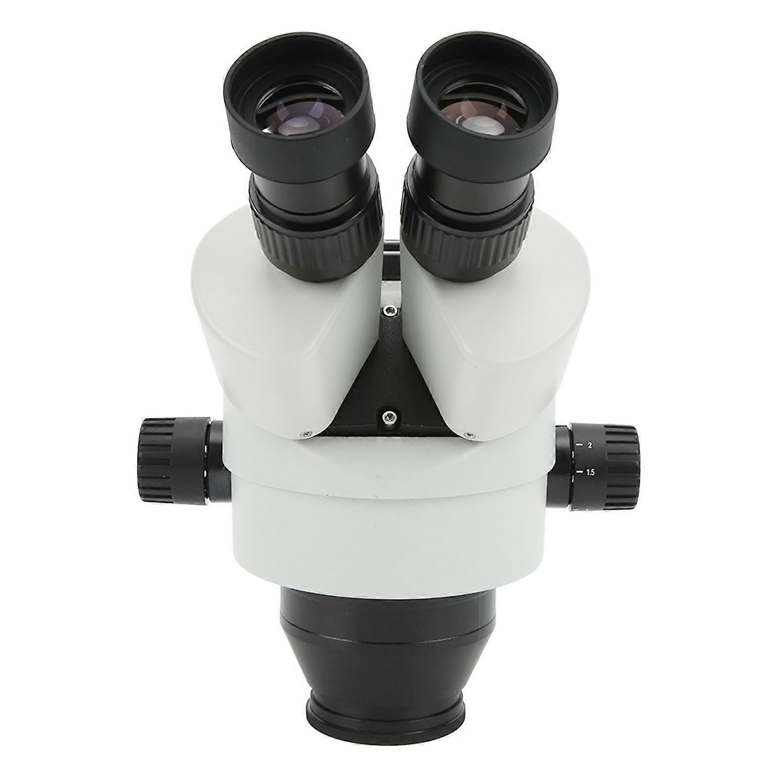 Zoom Trinocular Stereo Microscope Head with 0.5X+2X Object Lens