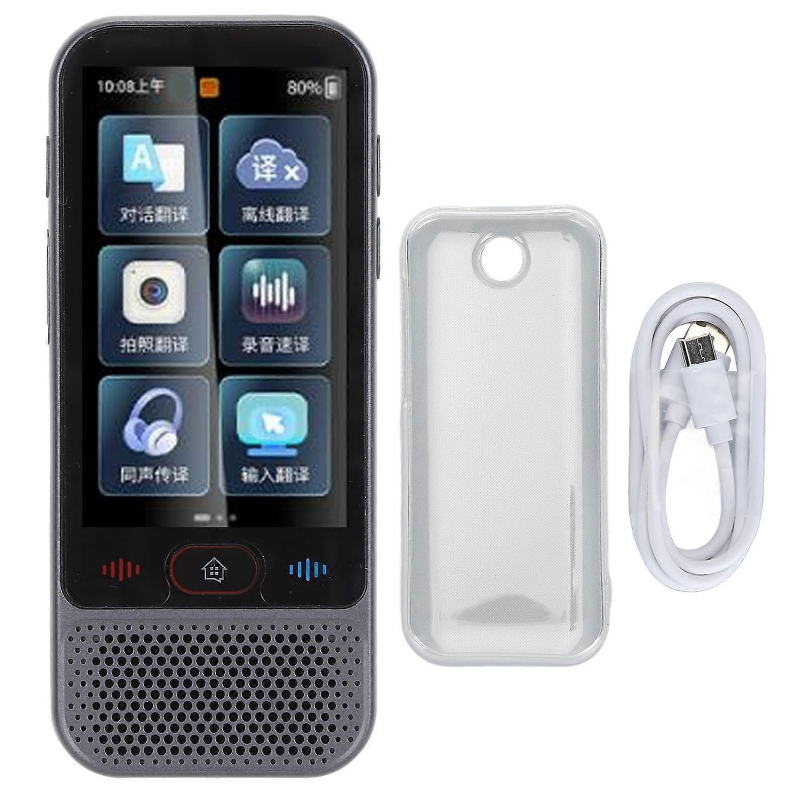 Portable Language Translator 3.1inch Touch Screen 139 Languages Online Two Way Real Time Translation Smart Voice Translator Device