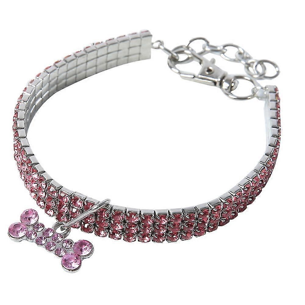 Cotton Dog Collar With Quick Release Metal Clasp, Adjustable