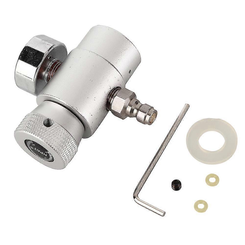 Co2 Cylinder Refill Adapter Connector Gas Soda Regulator With 3000 Gauge Tool Accessory