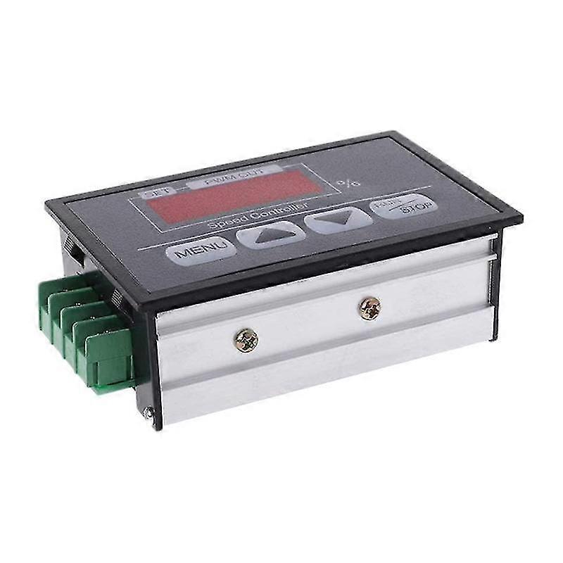 6-60v Pwm Dc Motor Speed Controller With Digital Display Panel Button Governor