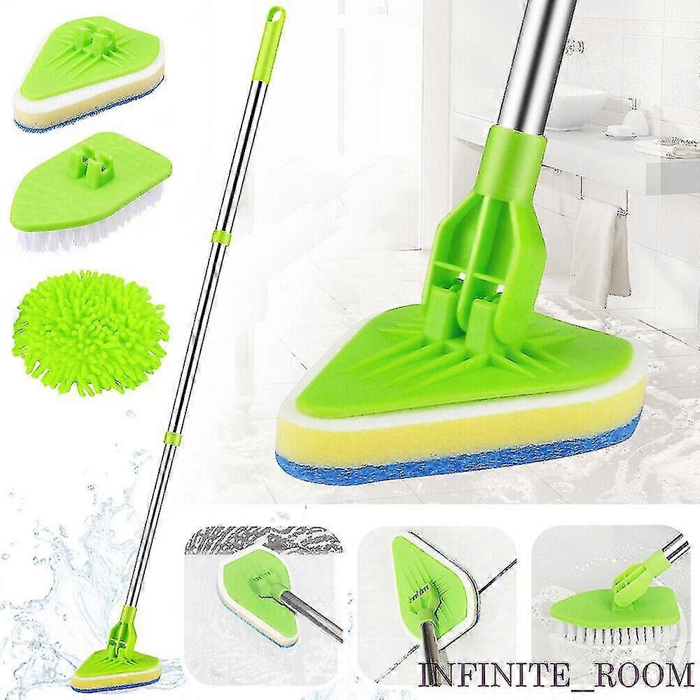 Bathroom Mop Bath Shower Multifunctional Tile Cleaning Kit Floor Cleaner Tool-AM