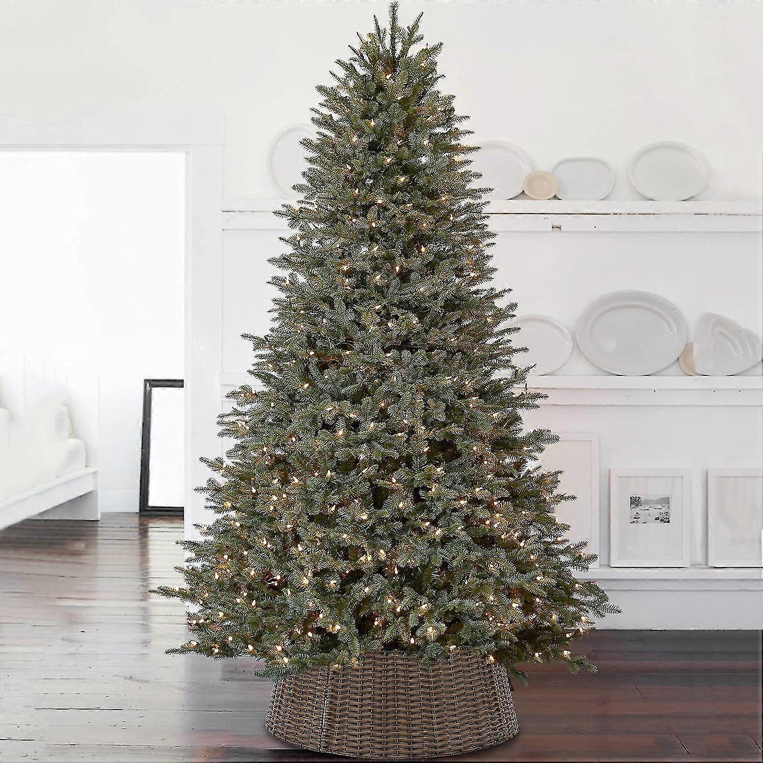 Christmas Tree Collar, 23.5 D Handmade Water Hyacinth Christmas Stand Tree Collar