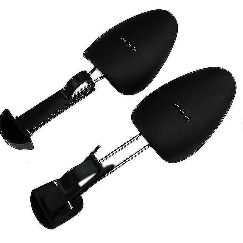 1 Pairs Practical Plastic Adjustable Length Men Shoe Trees Stretcher Boot Holder Organizers Black Shoe Tree For Men Shoe Racks