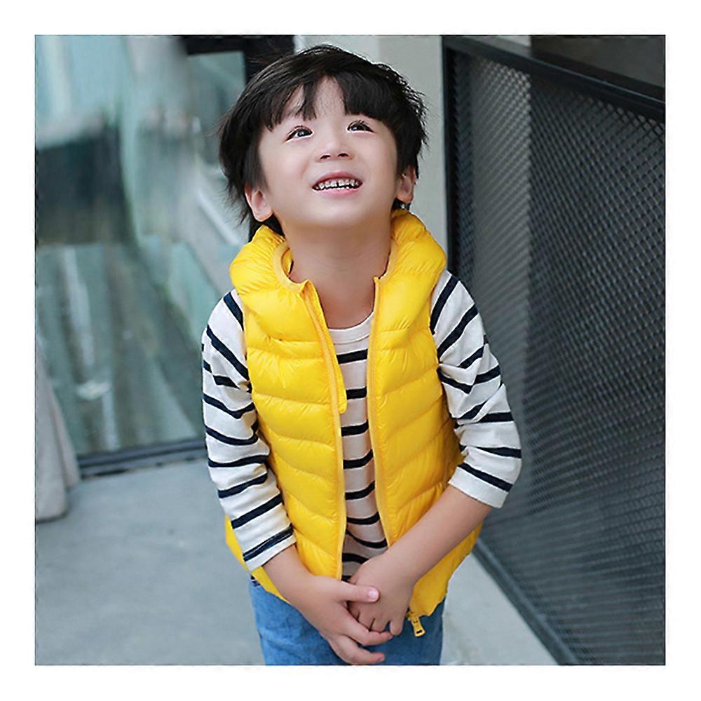 Children's thin lightweight vest casual warm down jacket