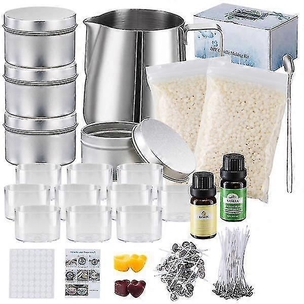 1 مجموعة من شمعة صنع اللوازم قسط الشمع ذوبان كأس DIY شمعة المواد
