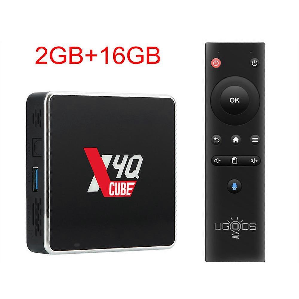Redkid Android 11 Smart TV Box Ugoos X4Q Plus Amlogic S905X4 LPDDR4 4GB 64GB AV1 HDR 1000M Dual WiFi