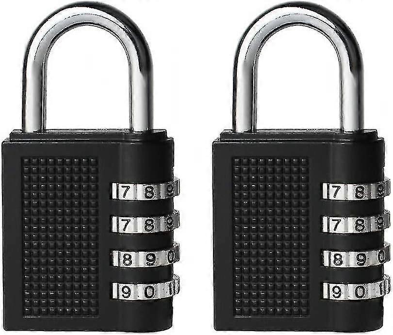 2pcs Locks With 4-digit Code Resettable-