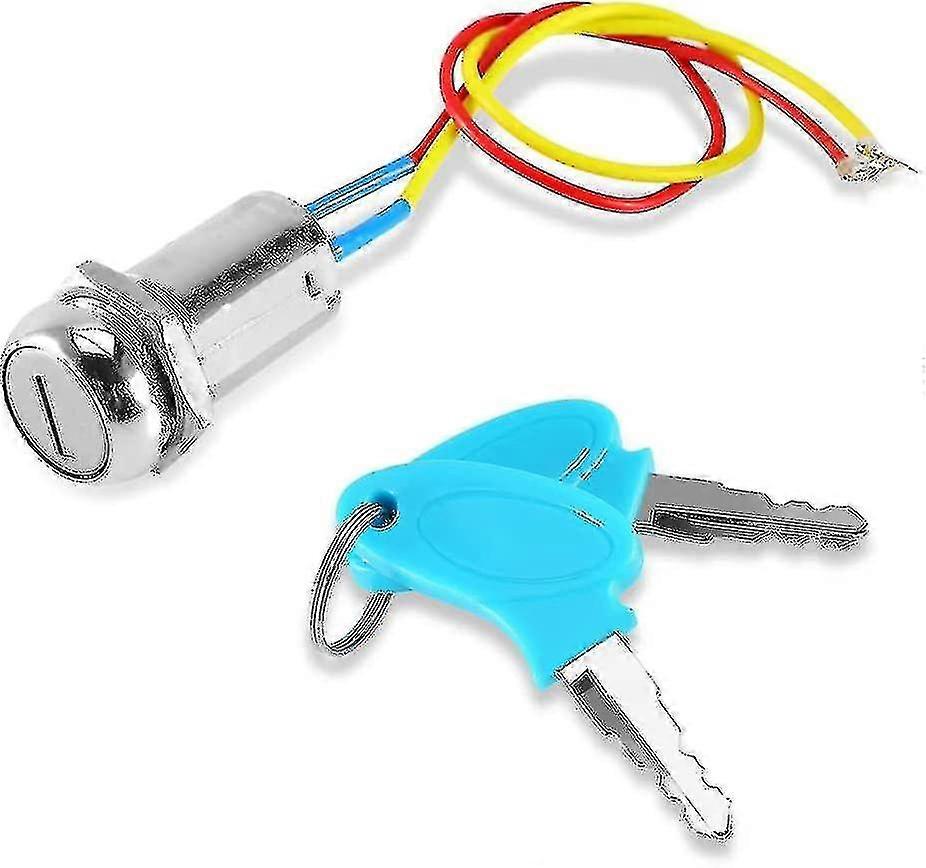 Ignition Key Switch 2-wire Electric Key Switch Universal Key Lock Key Switch Xxf