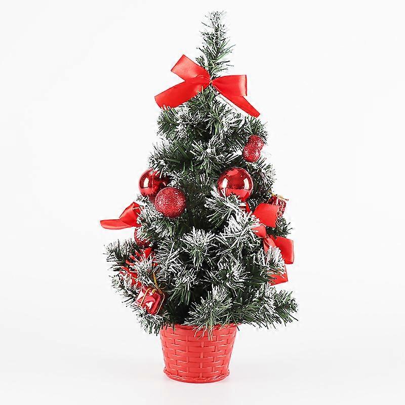 Mini Artificial Christmas Tree Small Glowing Pine Tree Desktop for Home New Year Xmas Party Table Decoration Navidad Santa Claus