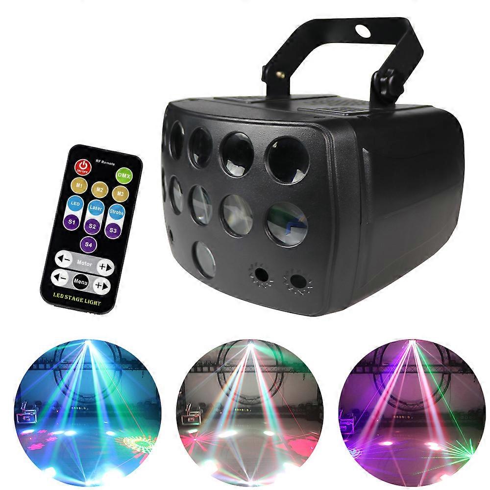 Mando a distancia LED DMX RGBW 4IN1 Laser Strobe Disco DJ Beam Spot Stage  Lighting Effect