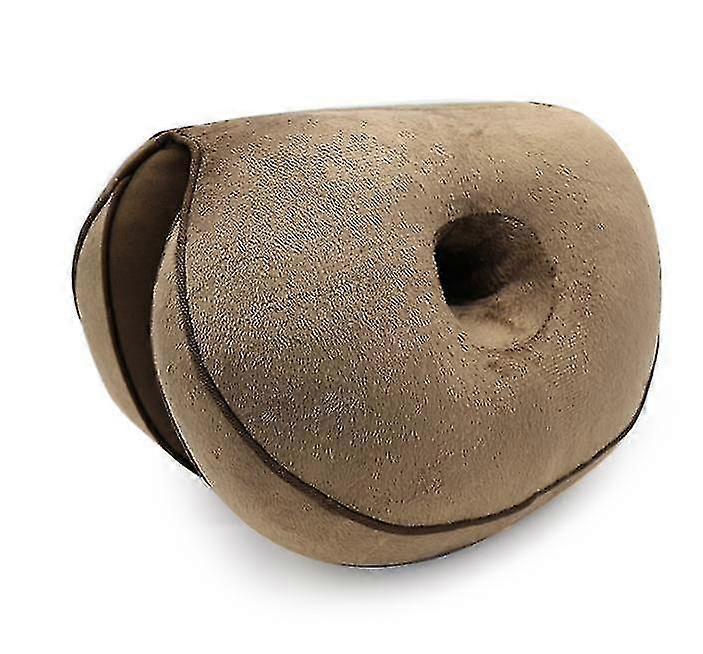 Multifunctional Double-folding Comfort Seat Cushion,memory Foam Buttocks Cushioncoffee