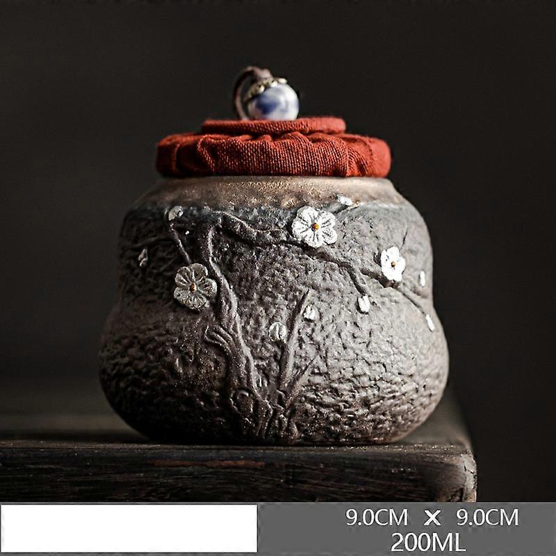 Simple Ceramic Pet Urn Chinese-Style Dog And Cat Pet Souvenirs High-Quality Porcelain Clay Making Pet Urn For Ashes 200ML