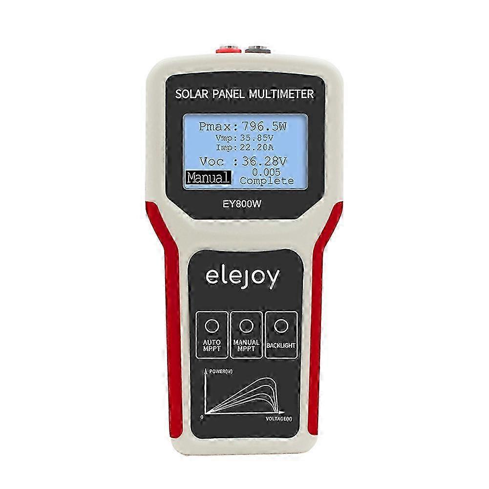 Upgrades Handheld Portable Photovoltaic Panel Power Supplys Multimeter Auto Manual Detection with LCD Display Screen with Backlight Open Circuit Volta