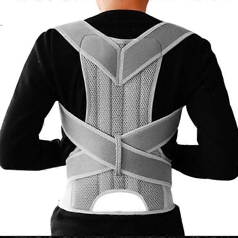 Posture Corrector for Women and Men, Adjustable Back Straightener Posture Corrector,Upper Lower Back Brace Support BeltBack & Lumbar Support Cushions