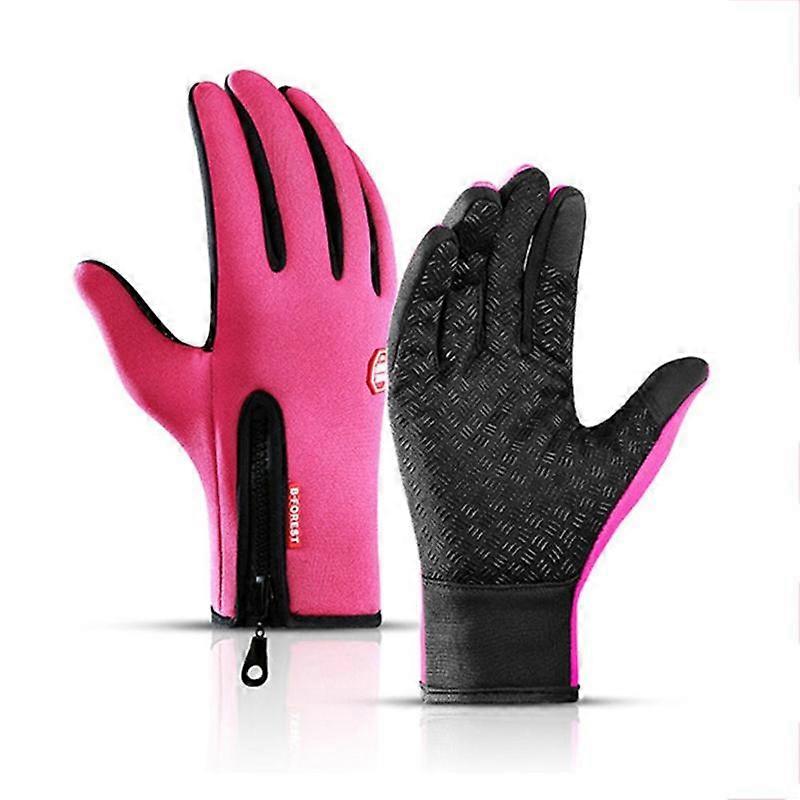 Hot Winter Gloves For Men Women Touchscreen Warm Outdoor Cycling Driving Motorcycle Cold Gloves Windproof Non-Slip Womens Gloves  Motorcycle Gloves