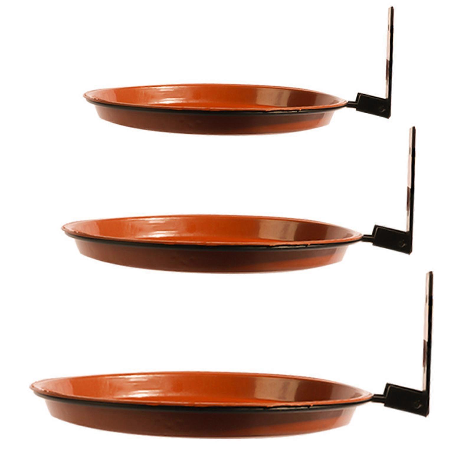 Wall Hanging Bird Feeder Bowl Tree Mounted Bird Bath Spa Include 2 Bird Trays