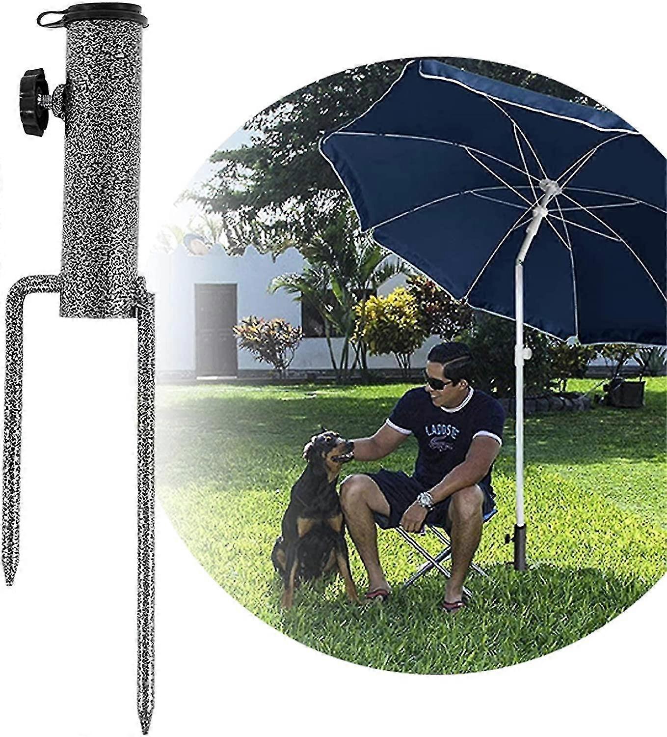 Parasol D Lawn Umbr D, Umbr Base Plug With Ground For Beach En Lawn Ing