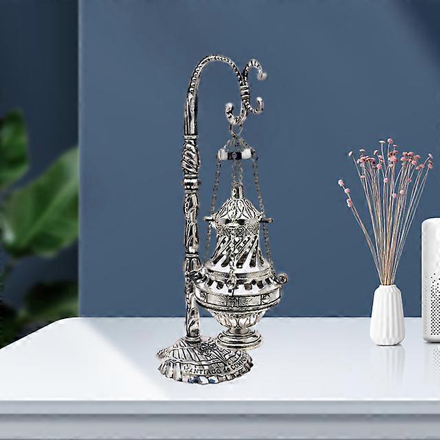 Ornate CharcoalBurner Ash Catcher Censer Thurible Tabletop Decor