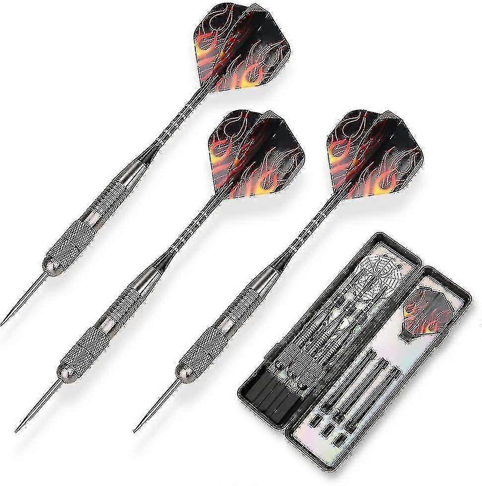 3 Pack Steel Set Tungsten 26 Grams With Shafts And 3 Fs + 1 Case, Professi