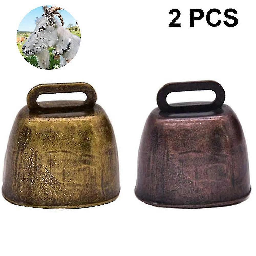 Cloches à vache en métal Noisemaker Call Bells Pour les jeux de football, mariages, Cla