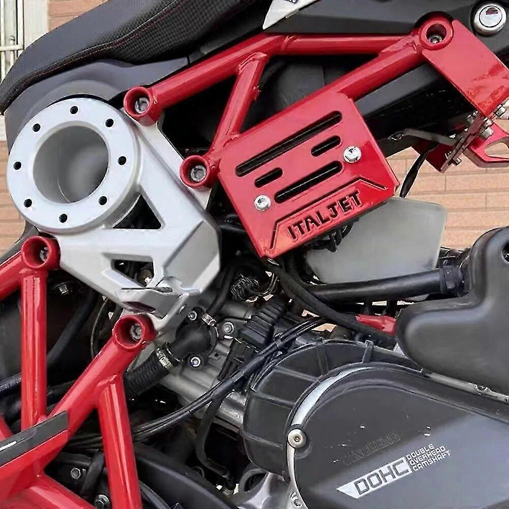 Kennzeichenhalter Für Italjet Dragster | Aluminium Rahmen Für 125/200/250/400 | Easy Montage