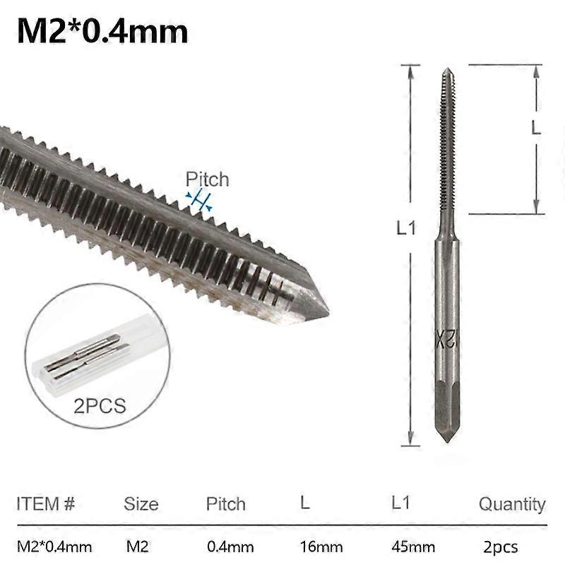 פתיל הקש הגדר יד ימין ישר חליל הקש M3 M4 M5 M6 M7 M8 M10 M12 M14 M16 מטרי 2 יחידות כלי השחזה בורג הקש מקדחה