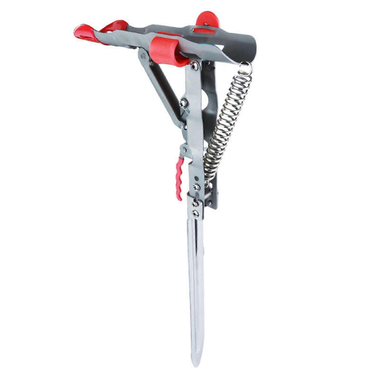 Auto Fish Pole Bracket Fishing Rod Holder Ground Stand Double Spring Angle Pole