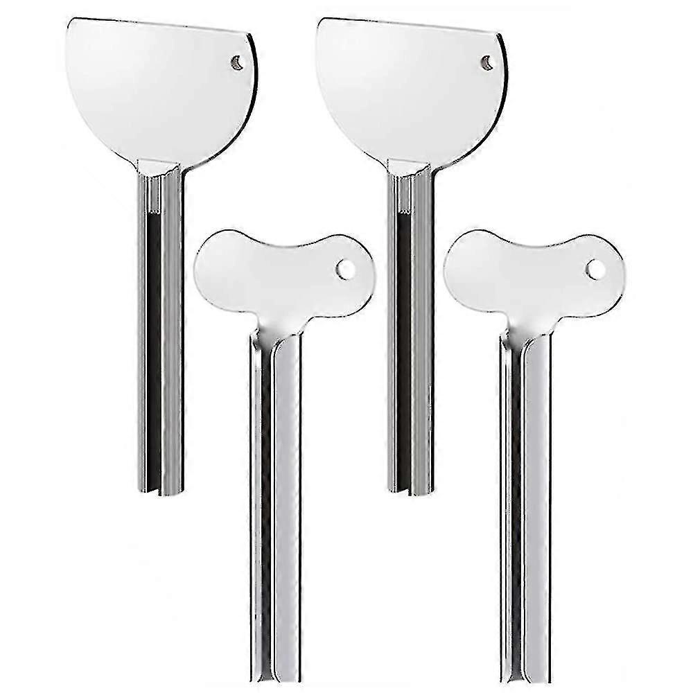4 Pcs Tube Squeezer For Toothpaste,toothpaste Dispenser Toothpaste Squeezer Roller Tube Creams Paint Squeezer