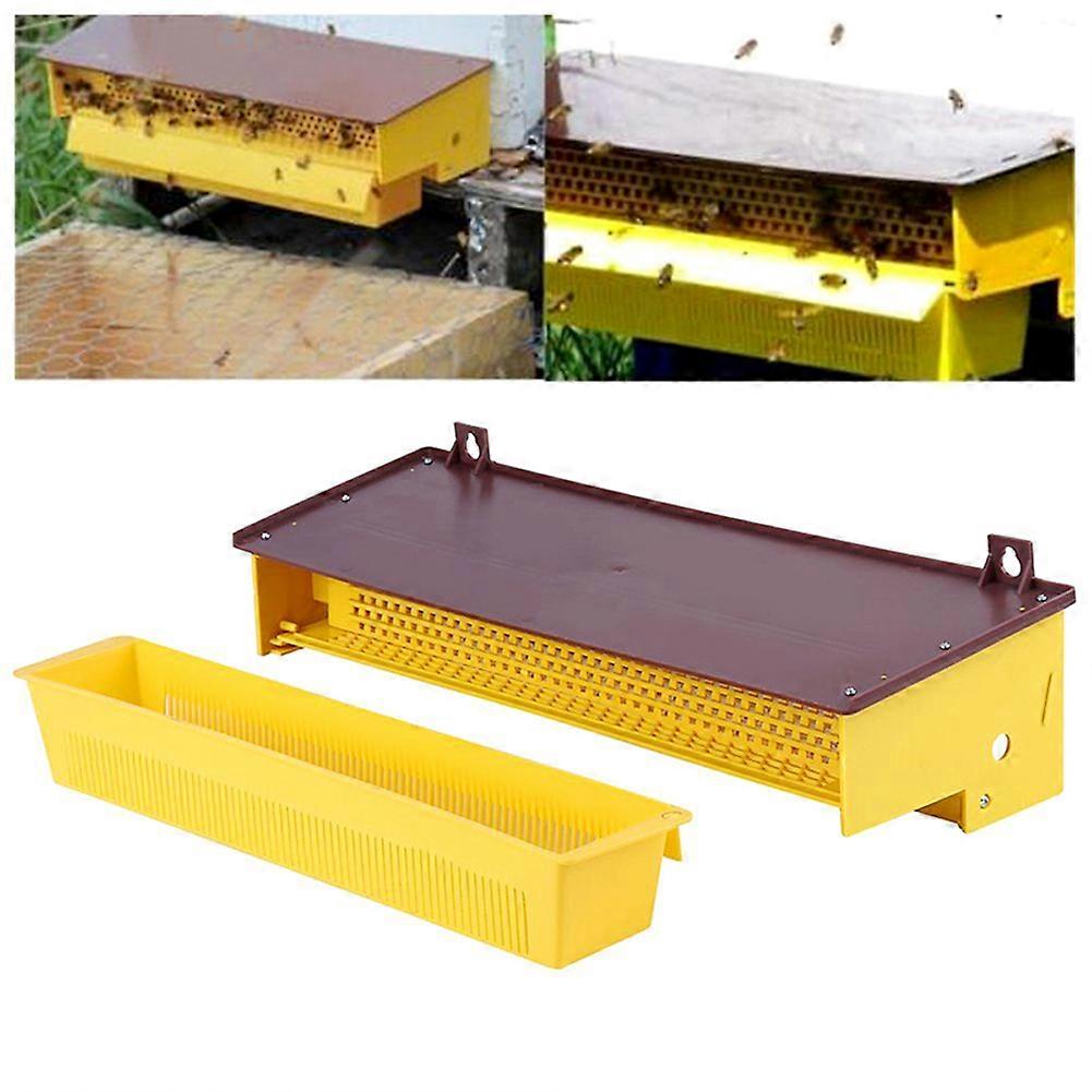 100% New Upgraded Plastic Pollen Trap with Removable Ventilated Tray for Beekeeping - Durable and Harmless to Bees