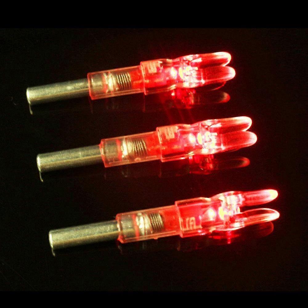 2023 New 3 Pcs Automatically Lighted Bow String Activated LED Lighted Nock For ID 6.2-6.25MM Archery Arrow Accessory