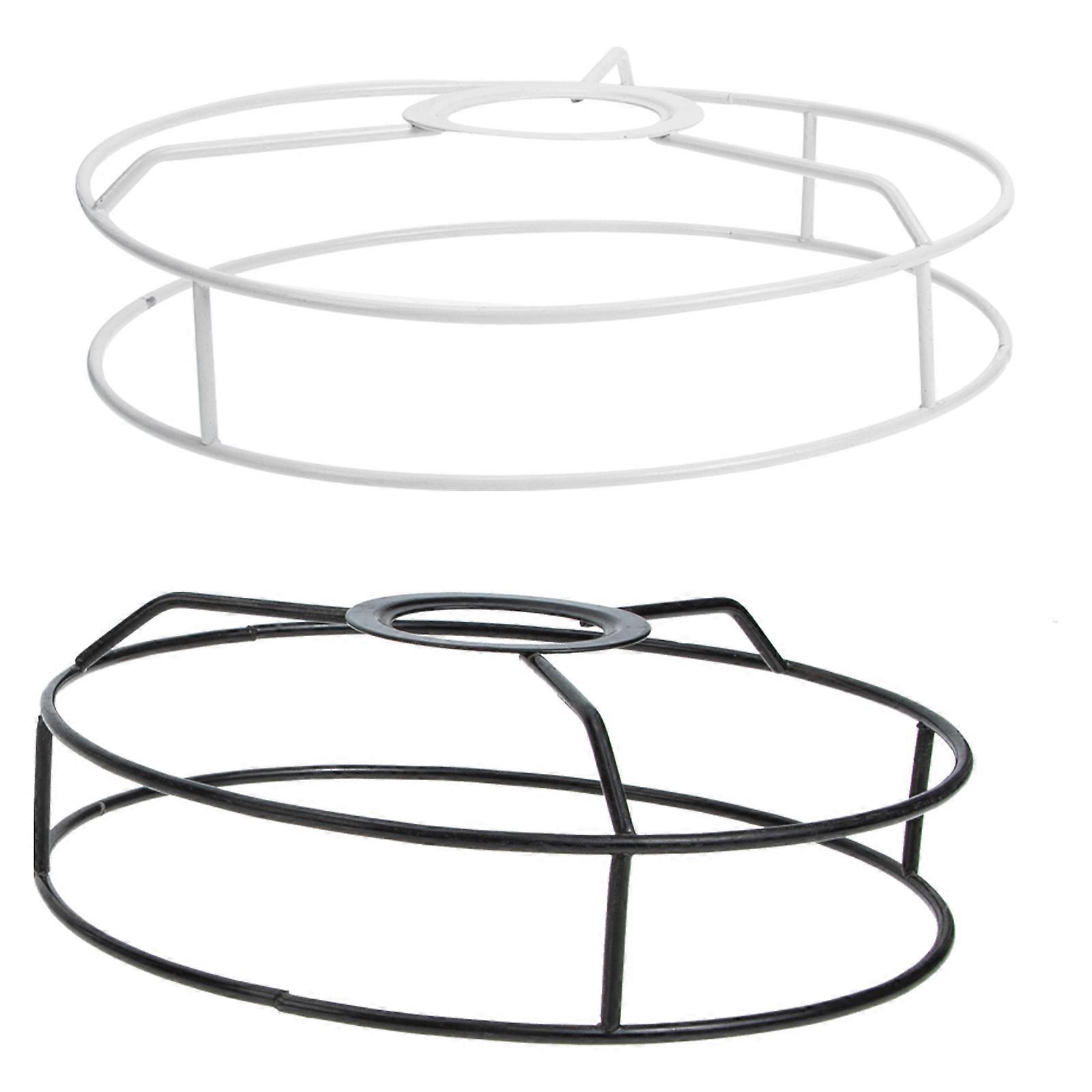 2Pcs Simple Round Ceiling Light Frames Creative Chandelier Frames DIY Lampshade Frames