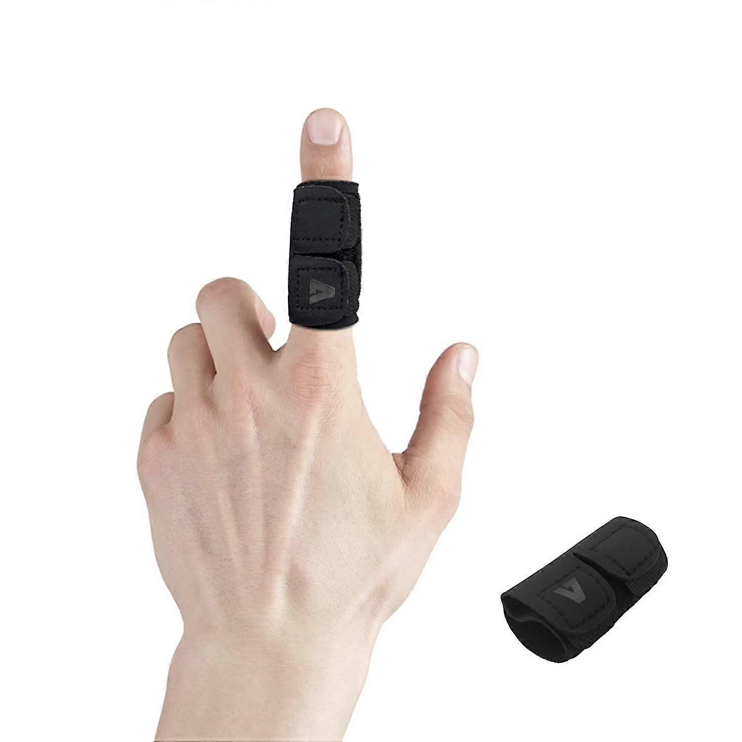 Finger Splint Finger Sleeves Protectors, Adjustable Trigger Finger Splints Thumb Brace Compression For Arthritis-M-1 finger