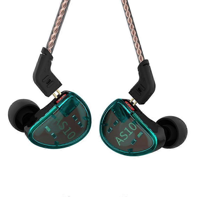 KZ AS10 Auriculares internos con cable verde