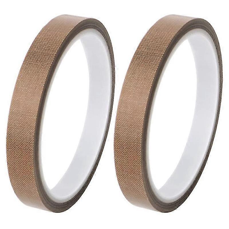 Ruban PTFE à 2 rouleaux/ruban PTFE pour machine à sceller sous vide, scelleuses manuelles et impulsionnelles (1/2 pouce x 33 pieds)