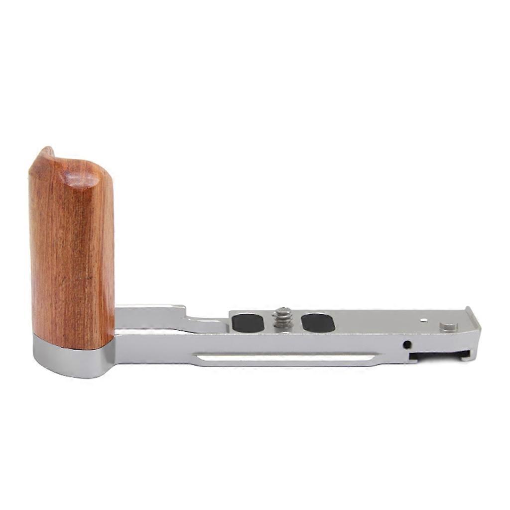 L Bracket Holder Arca-Swiss Style Wooden Side Handle Grip for ZFC DSLR Camera