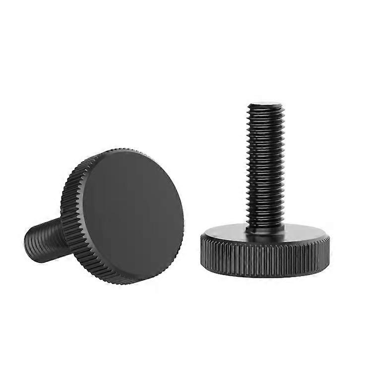 GB835 DIN653 sort stål rifling fladt hoved riflet tommelfingerskrue hånd stram computerskruer m3-m8